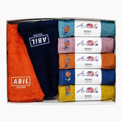 ABiL Sauna Gift-L　サウナハット2+MOKUタオル5 ABiL